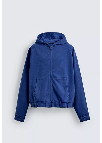 Zara boxy fit kapşönlu Sweatshirt - Görsel 6