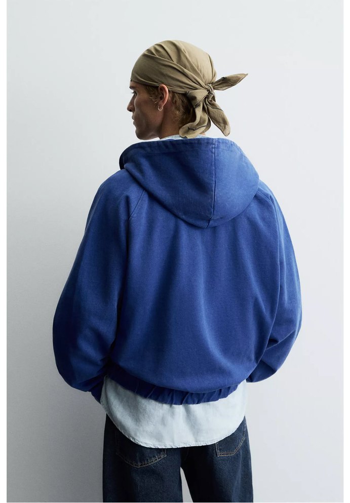 Zara boxy fit kapşönlu Sweatshirt - Görsel 3