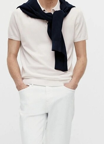 Massimo Dutti erkek Polo tişört 
