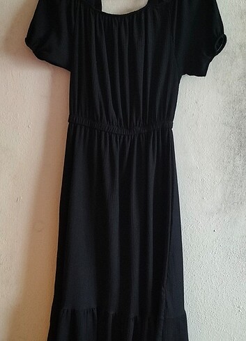 xl Beden Beli lastikli yazlık elbise şapkayla falan hoş duruyor