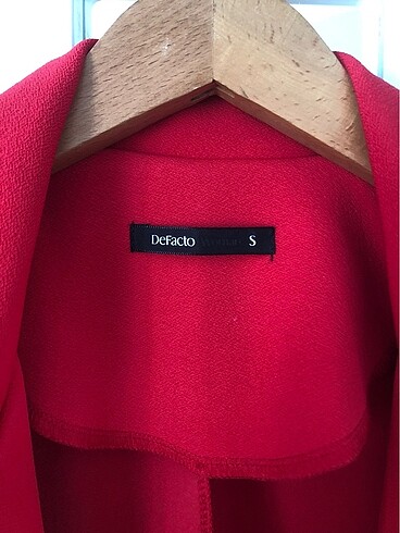 universal Beden kırmızı Renk Defacto oversize blazer ceket