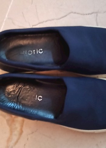 Kadın Lacivert Espadril Klasik Spor Ayakkabı - Görsel 4