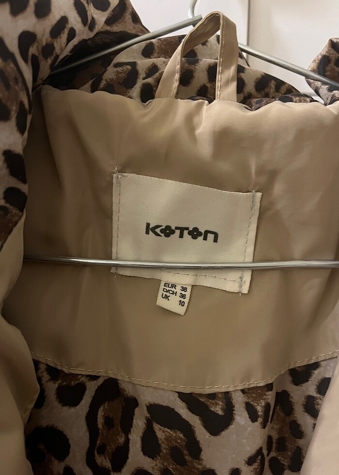 Koton leopar mont - Görsel 2