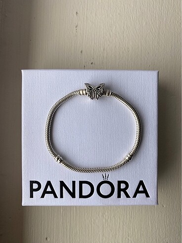 Pandora Pandora Moments Kelebek Klipsli Bileklik 17 cm