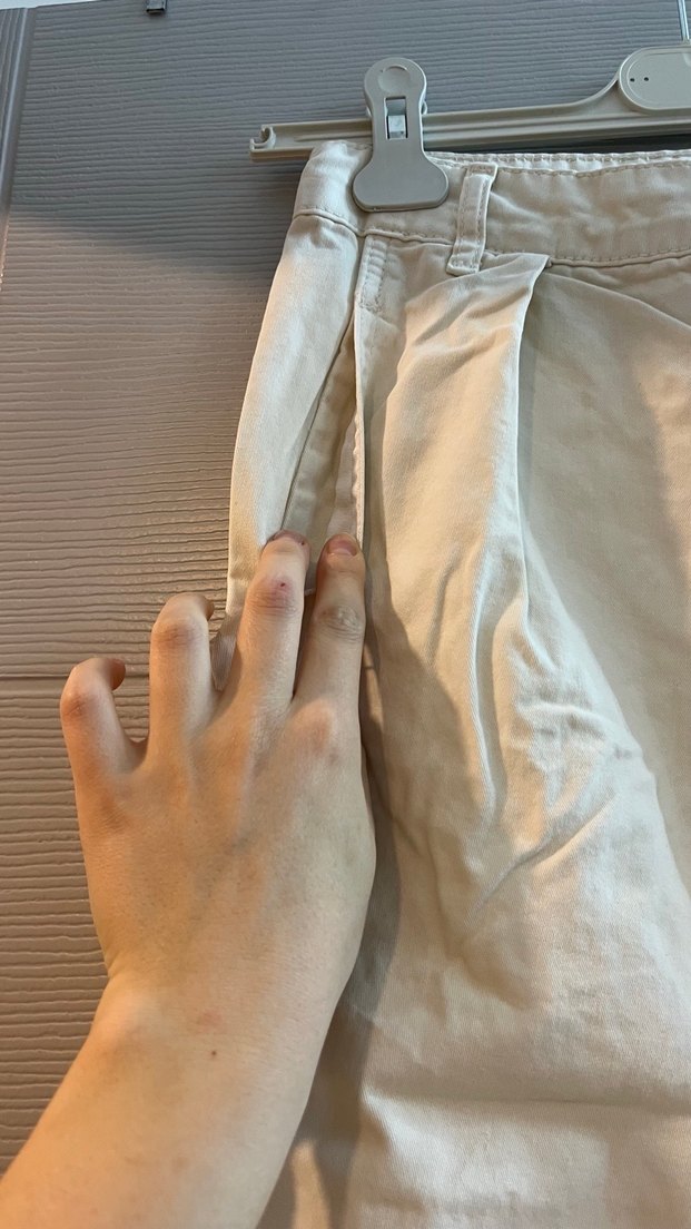 Beyaz Rahat Kesim Pantolon - Görsel 2