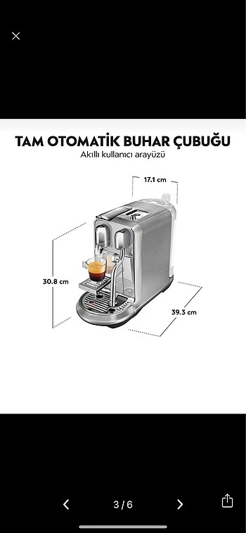 Beden Nespresso J520