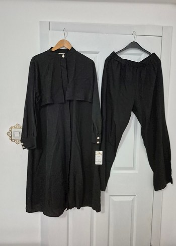 Diger Lacivert Kadın Tunik ve Pantolon Takımı