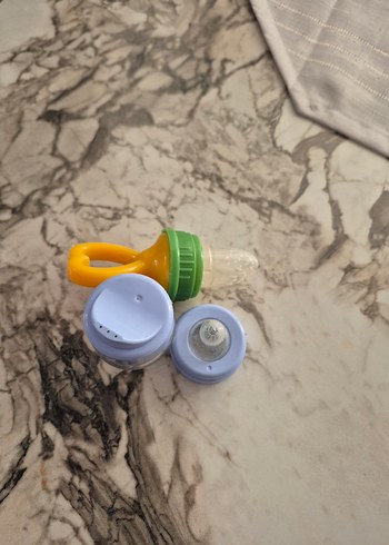 Pastel Mavi Bebek Biberonu - Görsel 2