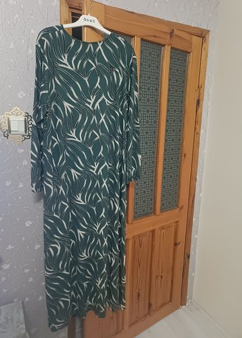 Yeşil Uzun Bohem Anne Elbisesi - Görsel 2