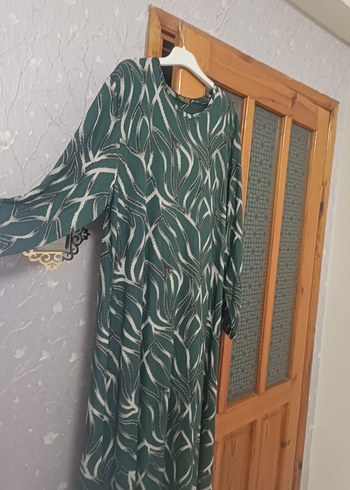 Yeşil Uzun Bohem Anne Elbisesi - Görsel 6