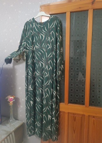 Yeşil Uzun Bohem Anne Elbisesi - Görsel 4