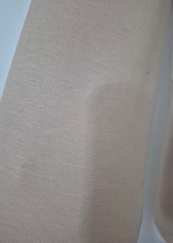 Bej Kadın Keten Takım, Fermuarlı, Regular Fit - Görsel 7