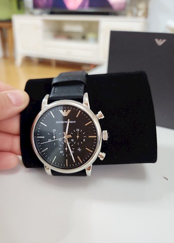 Emporio Armani Siyah Modern Klasik Erkek Saati