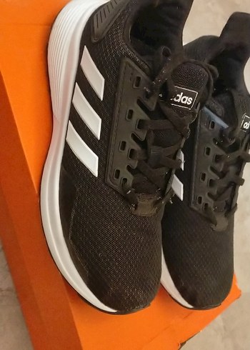 Adidas Siyah Bağcıklı çocuk koşu Ayakkabısı