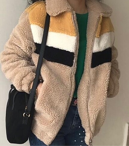 Bershka BERSHKA peluş mont