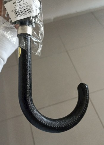 Siyah 16 Telli Baston Şemsiye - Görsel 4