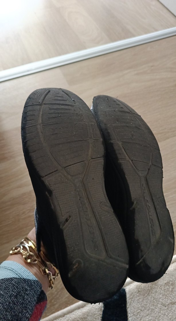 Erkek Çocuk Siyah Cırtlı Spor Ayakkabı - Görsel 5