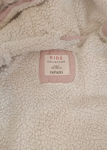 Peluş Detaylı Pembe Kaban - Görsel 4