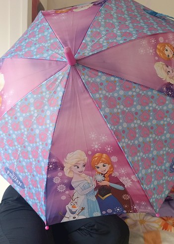 Lisanslı Elsa Frozen çocuk şemsiyesi Şemsiye si. 3 lü fiyat - Görsel 6