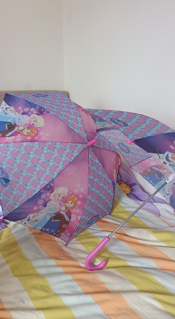 Lisanslı Elsa Frozen çocuk şemsiyesi Şemsiye si. 3 lü fiyat - Görsel 2