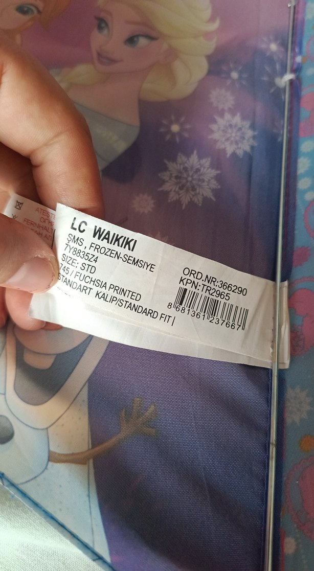 Lisanslı Elsa Frozen çocuk şemsiyesi Şemsiye si. 3 lü fiyat - Görsel 5