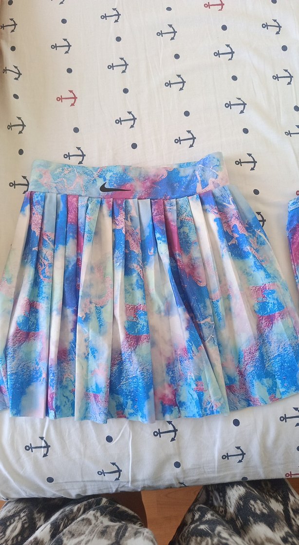 Kız Çocuk Piliseli Tie-Dye Etek - Görsel 2