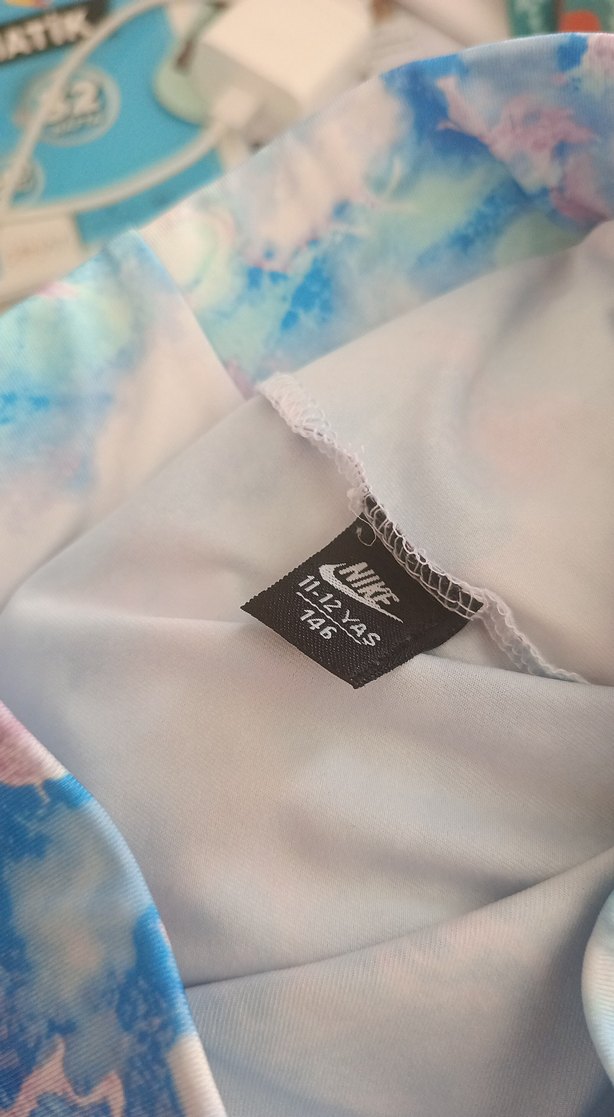 Kız Çocuk Piliseli Tie-Dye Etek - Görsel 4