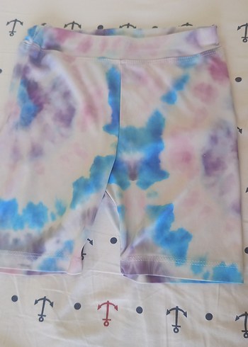 Kızlar için Renkli Desenli tayt Şortlar. ( 4 adet fiyatı 150 tl) - Görsel 5