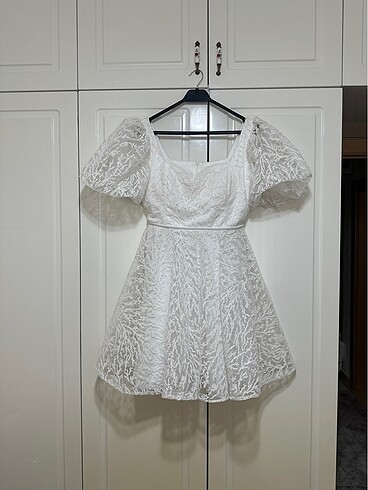 xl Beden beyaz Renk After bride elbise