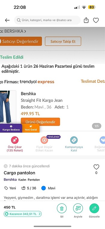 Jean cargo