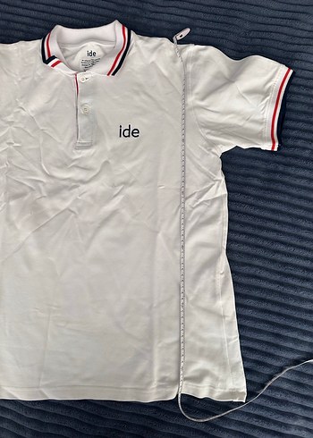 İde okulları beyaz yakalı tişört - Görsel 3