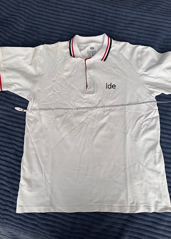 İde okulları beyaz yakalı tişört - Görsel 2