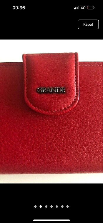 Grande Kırmızı Renk Kadın Cüzdan&Kartlık - Görsel 2