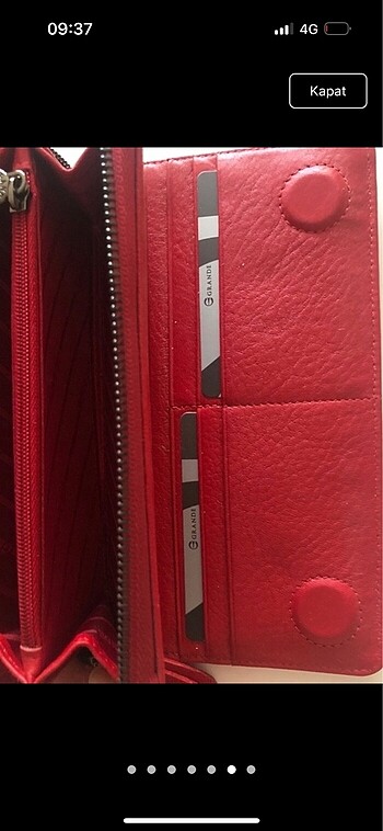 Grande Kırmızı Renk Kadın Cüzdan&Kartlık - Görsel 6