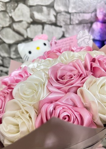 solmayan gül buketler - Görsel 3