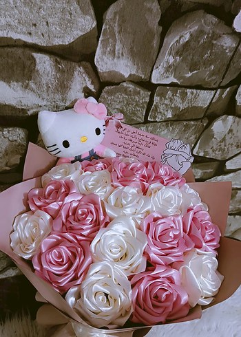 solmayan gül buketler - Görsel 2