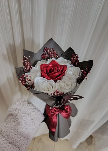 solmayan gül buketler.gelen buket - Görsel 3