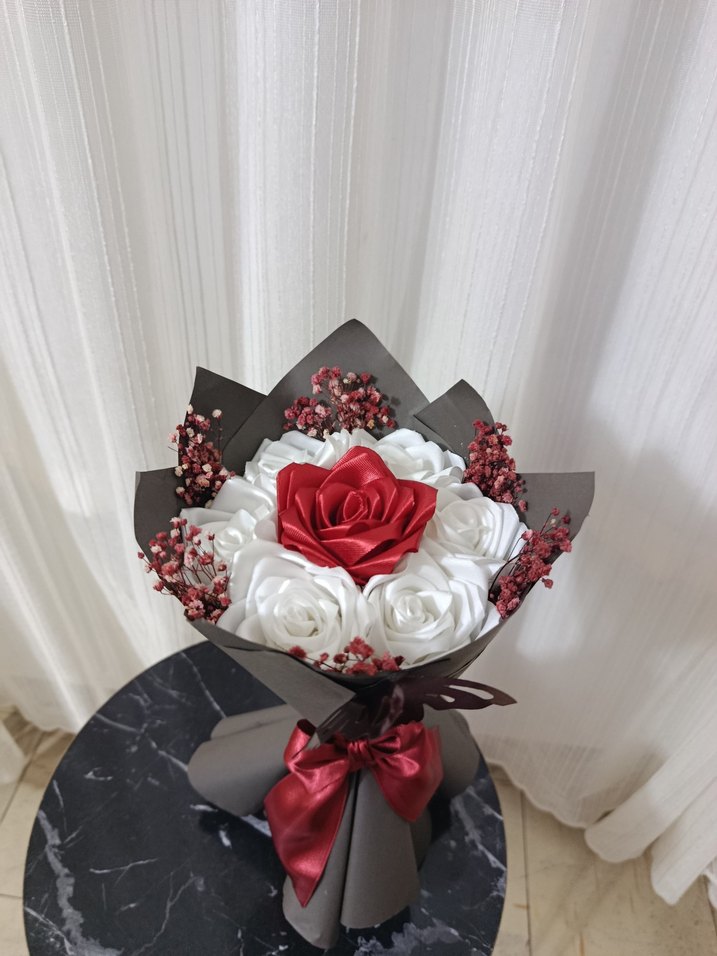 solmayan gül buketler.gelen buket - Görsel 4