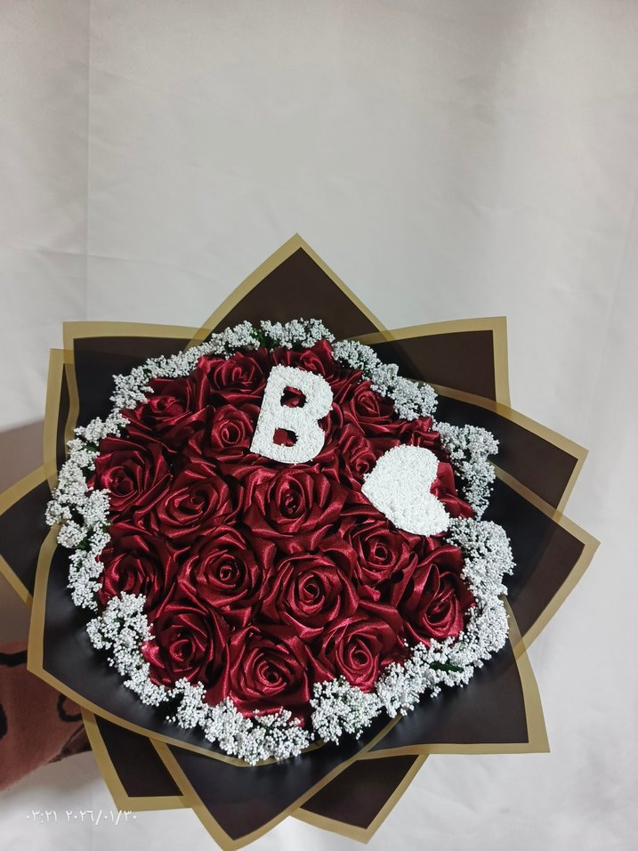 Gelin için bir gül buketi. - Görsel 3