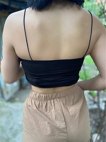 Diğer İp askılı çift katlı crop