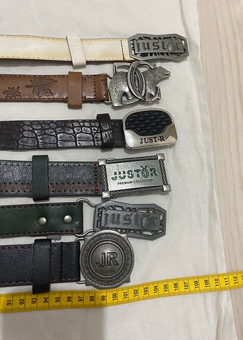 l Beden kahverengi Renk Vintage Erkek Kemerleri - JUSTOR Marka