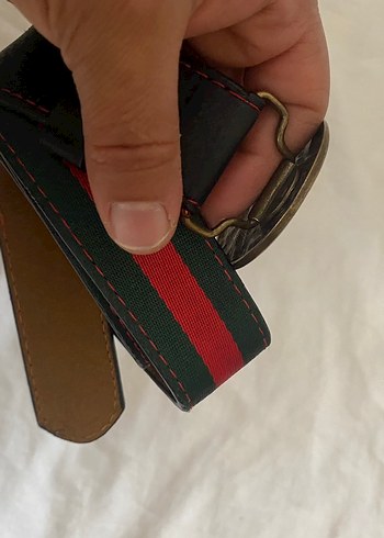 Beden Vintage Tarzı Deri Kemer, Altın Tokalı