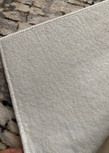 Gri Soyut Desenli Modern Halı - Görsel 3