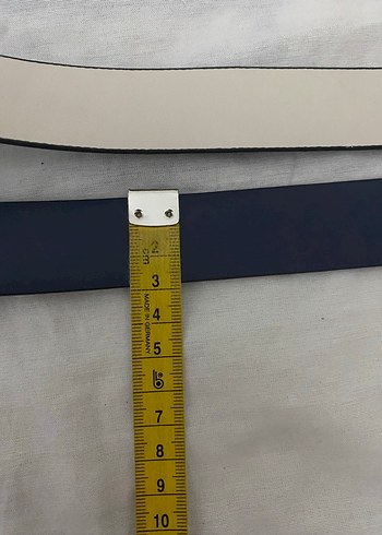 Kadın Mavi Deri Kemer Yaprak Tokalı - Görsel 9