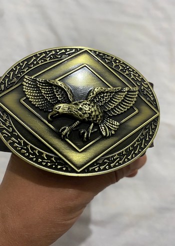 American Vintage Vintage Altin Renk Erkek Kemer Tokasi