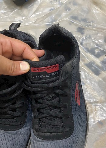 Skechers Gri Erkek Spor Ayakkabı Velcro Detaylı