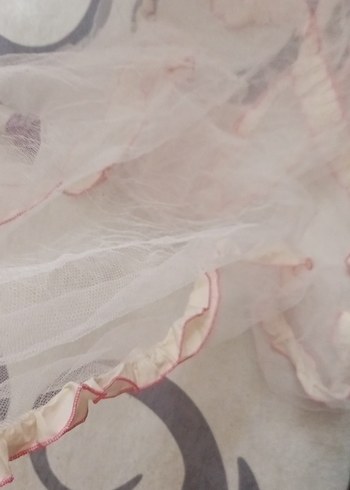 Pembe Tüllü Bebek Beşik cibinlik 1.60-2.20 ölçüde - Görsel 5