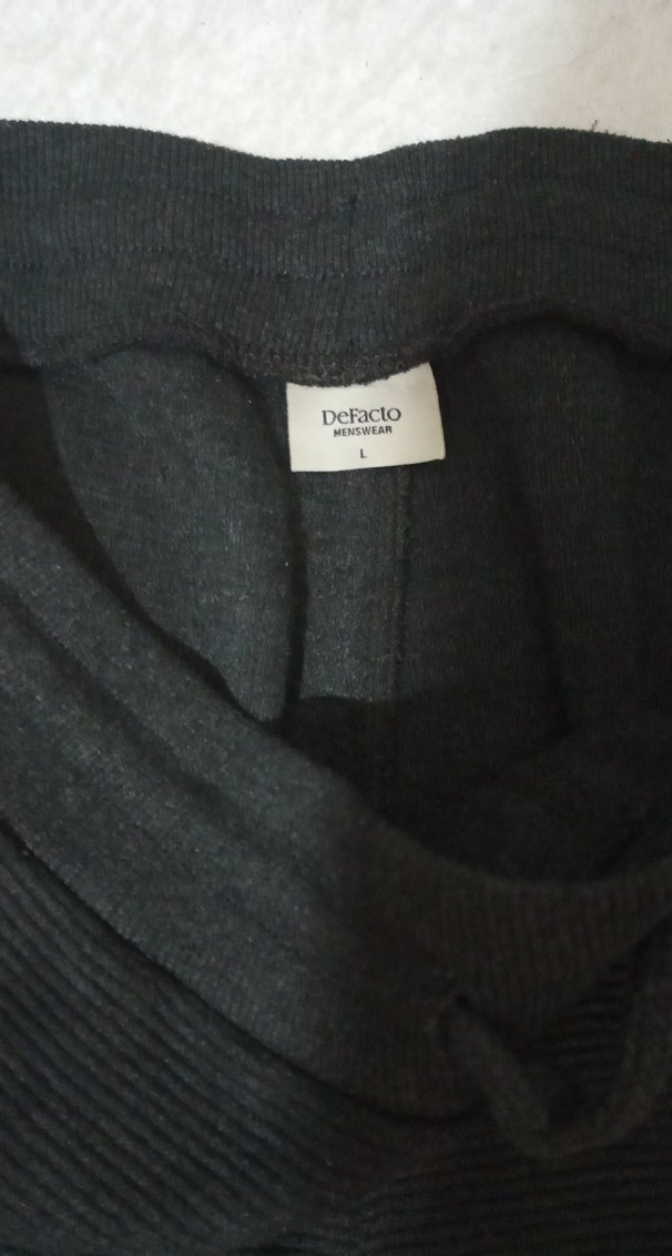 antrasit erkek Dar Kesim Sweatpant - Görsel 5