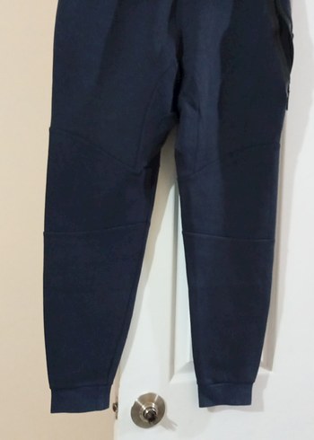 Fermuarlı Cep Detaylı Siyah Eşofman - Görsel 7