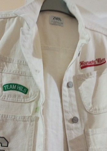 Kız erkek Çocuk Düğmeli kot Pamuk Yelek - Görsel 5